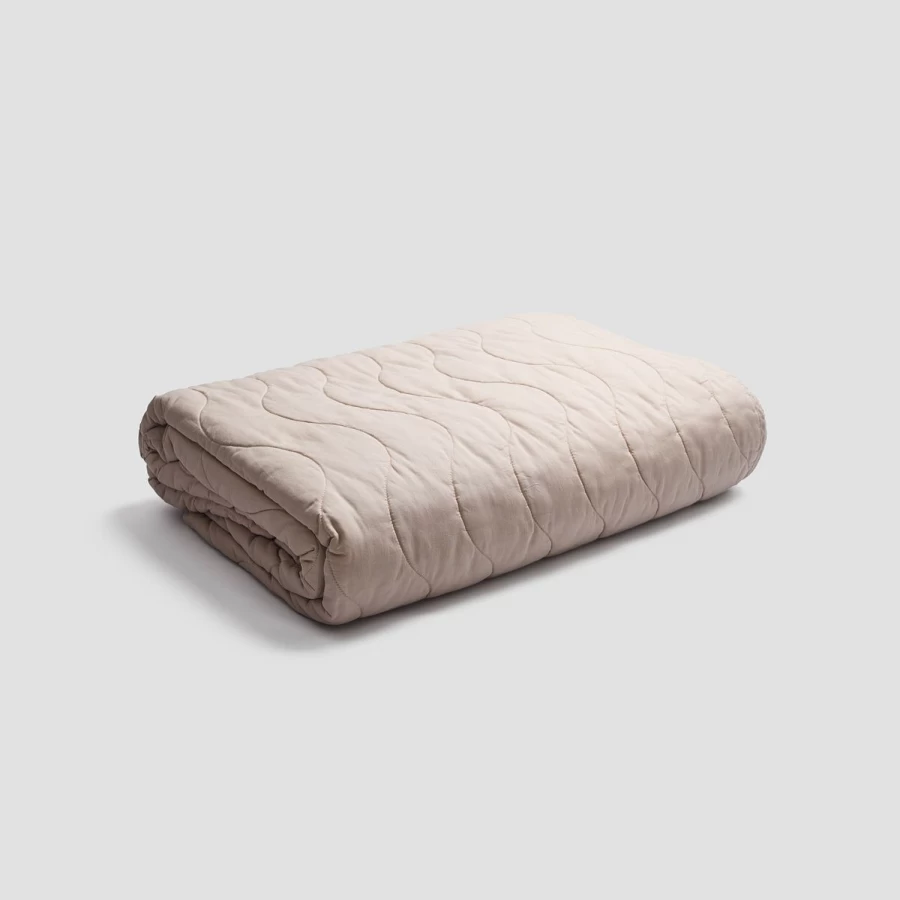Piglet in Bed Warm Grey 100% Cotton Quilt - Premium Soft & Cozy Bedding