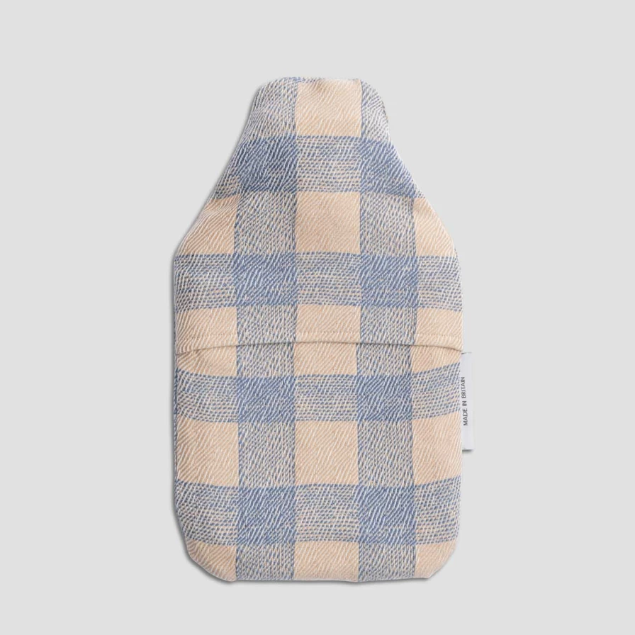 Piglet in Bed Blue Jay Merino Wool Hot Water Bottle - Cozy & Natural Warmth for Comfort