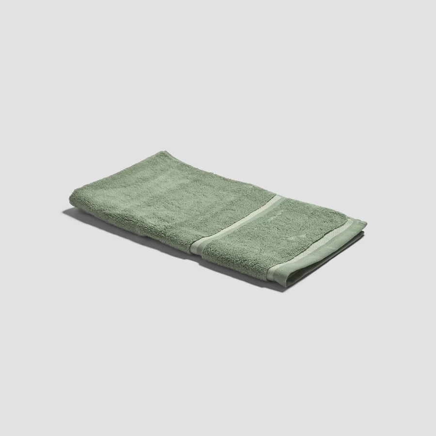 Piglet in Bed Organic Cotton Meadow Green Hand Towel – Soft Eco-Friendly Bathroom Towel