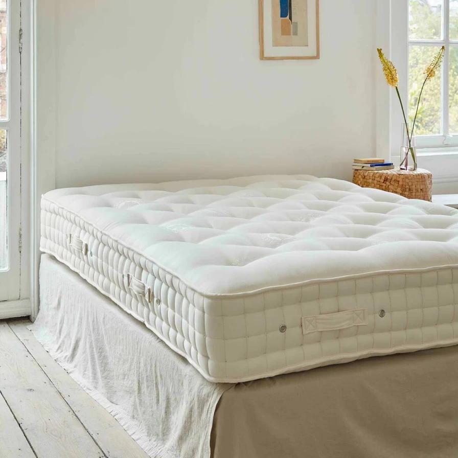 Piglet in Bed Hawks Barn Pocket Sprung Wool Mattress – Natural & Supportive Handcrafted Bed