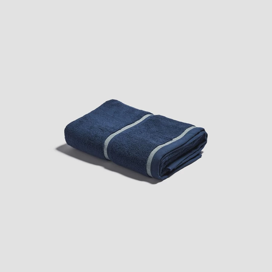 Piglet in Bed Organic Cotton Moonlit Blue Bath Towel – Luxurious, Eco-Friendly & Absorbent