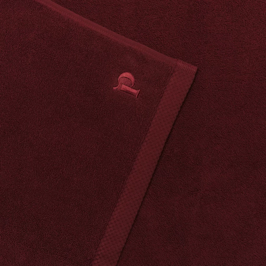 Piglet in Bed Organic Cotton Merlot Bath Mat – Soft, Absorbent, Eco-Friendly