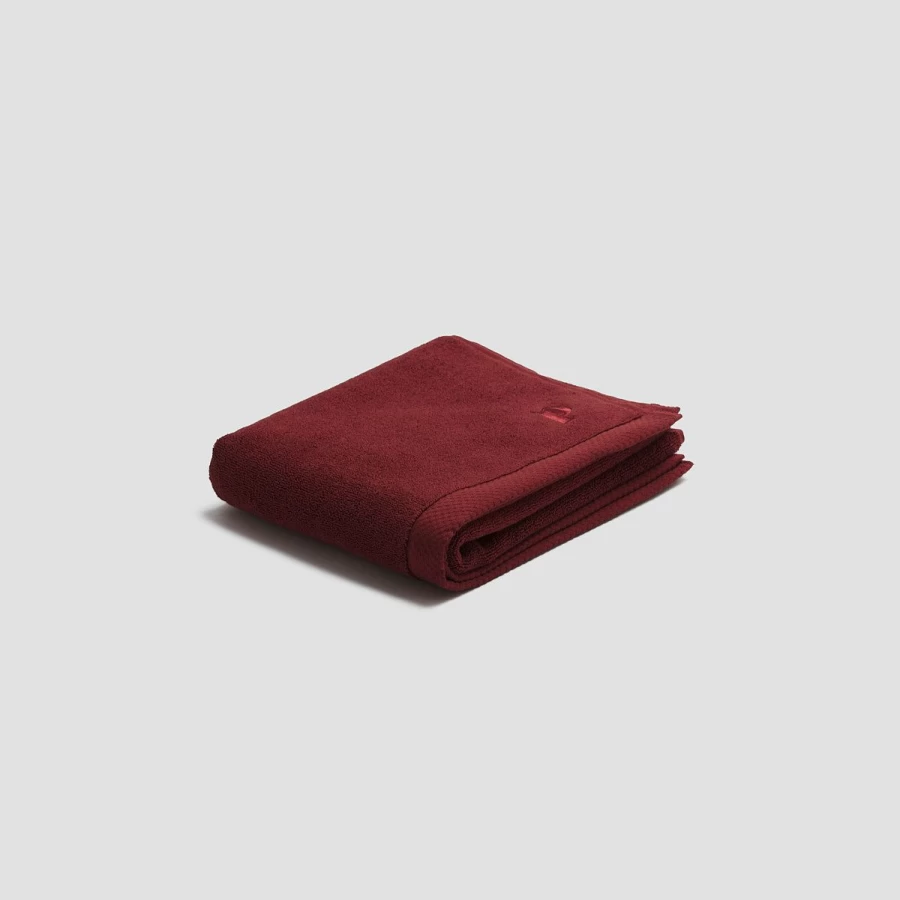 Piglet in Bed Organic Cotton Merlot Bath Mat – Soft, Absorbent, Eco-Friendly