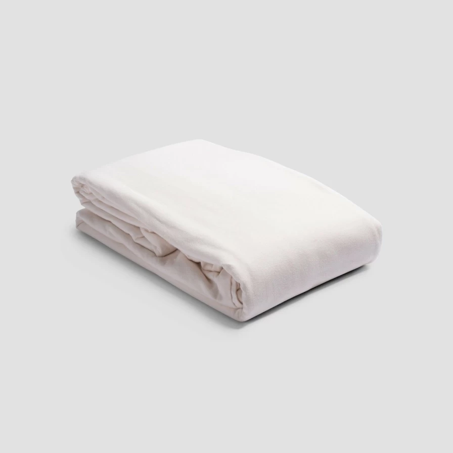 Piglet in Bed Alabaster Brushed Cotton Duvet Cover Set - Soft Luxury Bedding