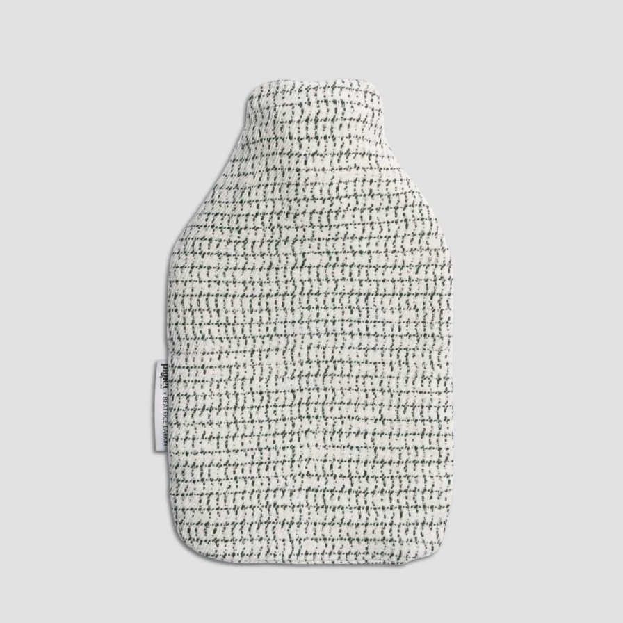Piglet in Bed Merino Wool Hot Water Bottle with Dandelion Design - Cozy & Natural Warmth
