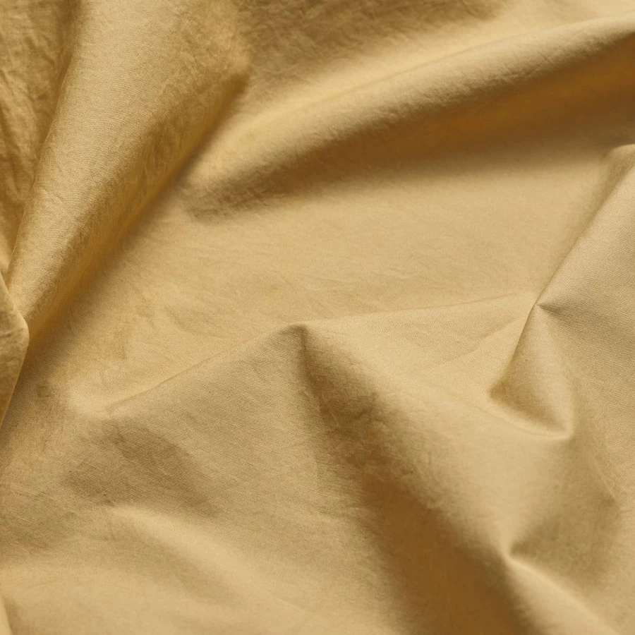Piglet in Bed Butterscotch Washed Cotton Percale Flat Sheet – Soft & Breathable Bedding