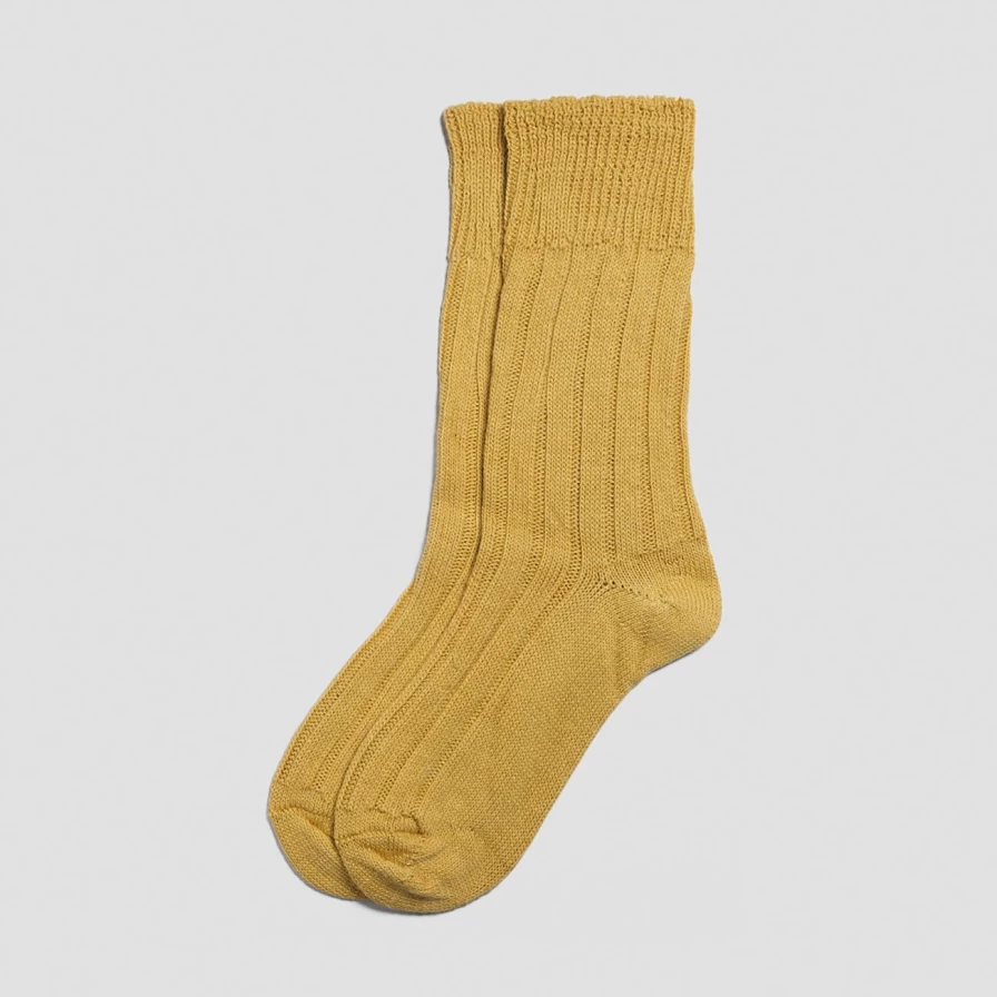 Piglet in Bed Honey Alpaca Wool Bed Socks for Women & Men - Cozy Warm Winter Slipper Socks