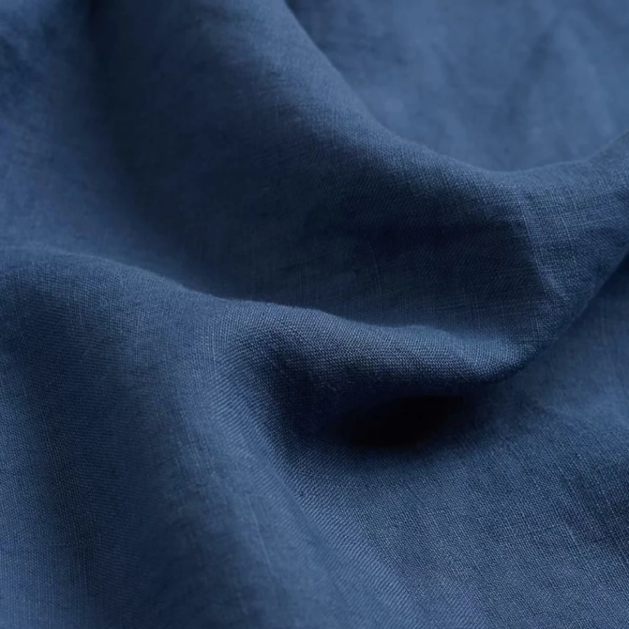 Piglet in Bed Organic Blueberry Linen Pillowcase Set - 2 Pack, 100% French Flax, Breathable & Washable