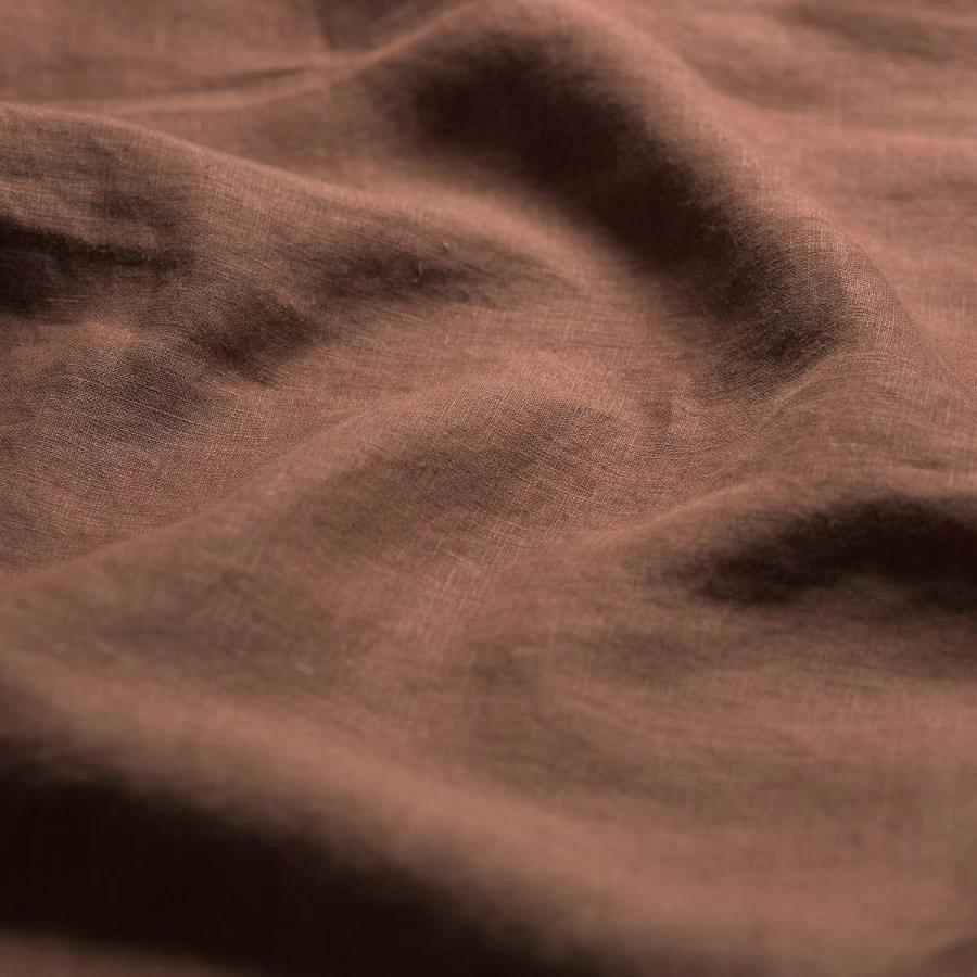 Piglet in Bed Organic Linen Pillowcase Set - Chestnut Brown (Pair) - Breathable & Sustainable