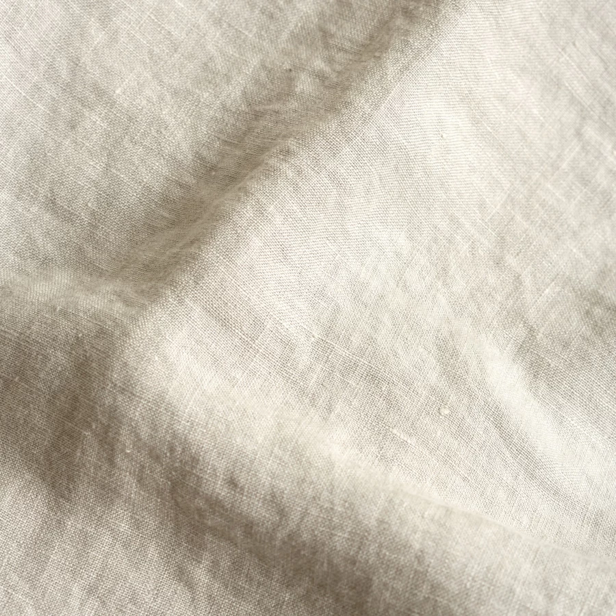 Piglet in Bed 100% Organic Oatmeal Linen Pillowcase Set - Breathable & Hypoallergenic Bedding (Pair)