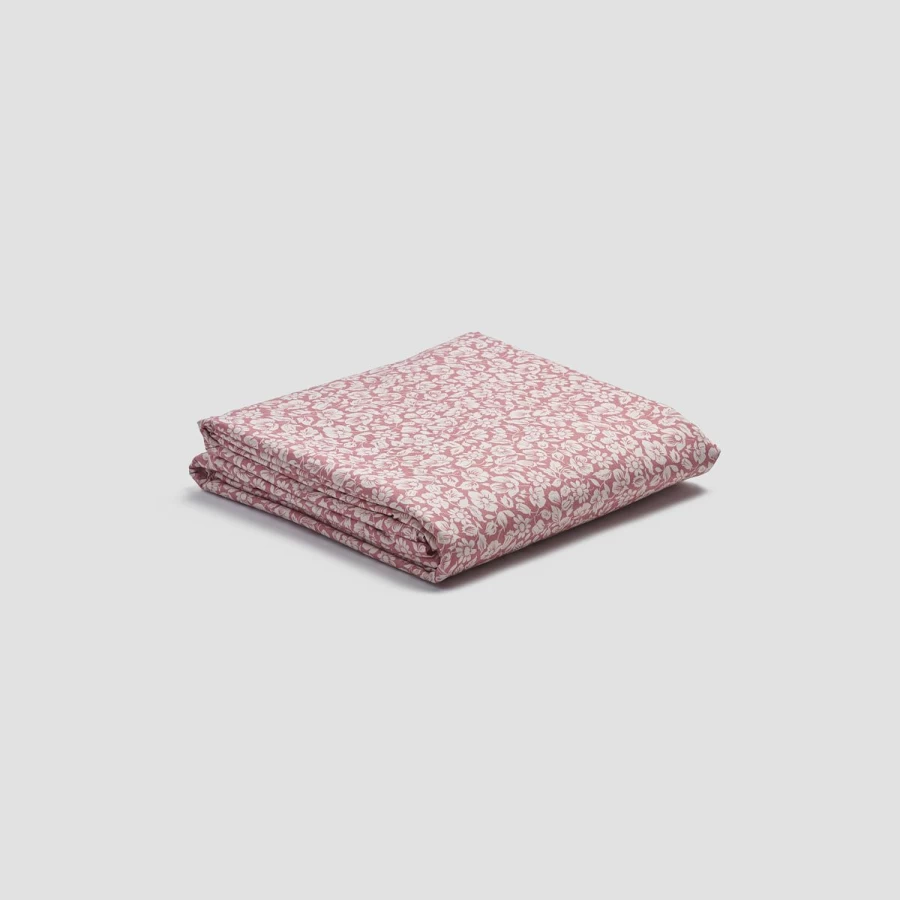 Piglet in Bed Red Dune Meadow Floral Printed 100% Cotton Duvet Cover Set - Bohemian Style Bedding