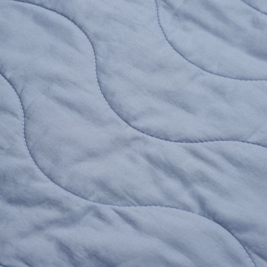 Piglet in Bed Blue Cotton Flannel Sham Pair - Cozy Warm Pillowcases for Bedding