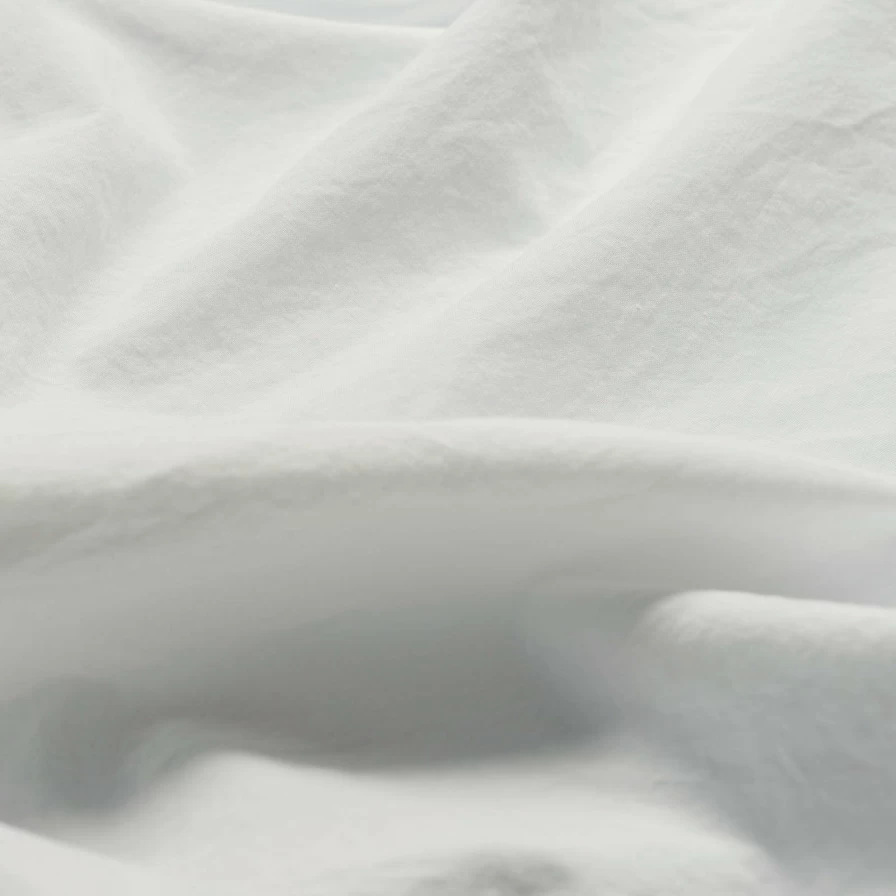 Piglet in Bed White Washed Cotton Percale Flat Sheet – Organic, Breathable & Luxurious Bedding