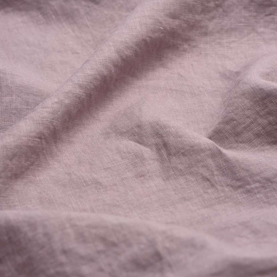 Piglet in Bed 100% Linen Fitted Sheet with Elderberry – Organic & Breathable Bedding