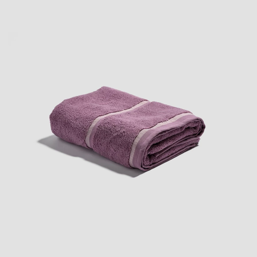 Piglet in Bed Organic Cotton Orchid Bath Towel – Luxurious, Eco-Friendly & Absorbent