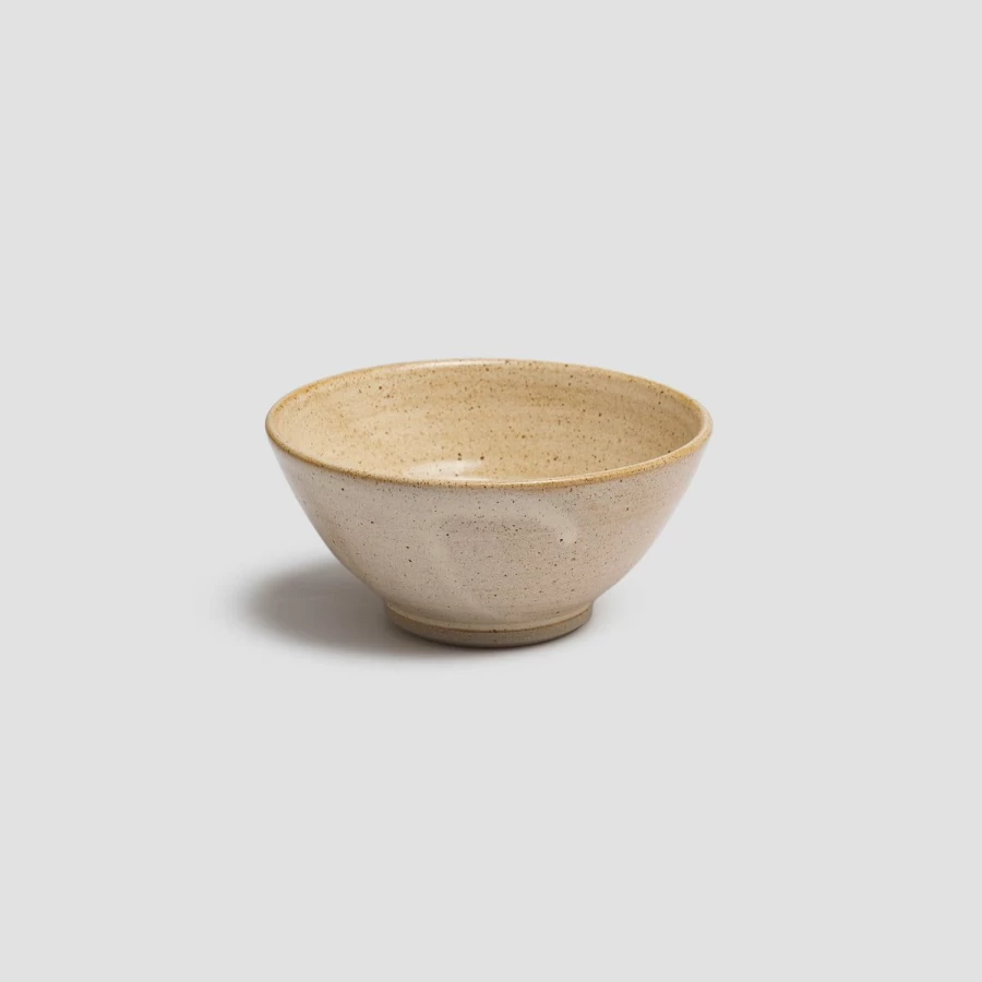 Piglet in Bed Handcrafted Sand Pottery Cereal Bowl – Artisan West-Inspired Breakfast Bowl