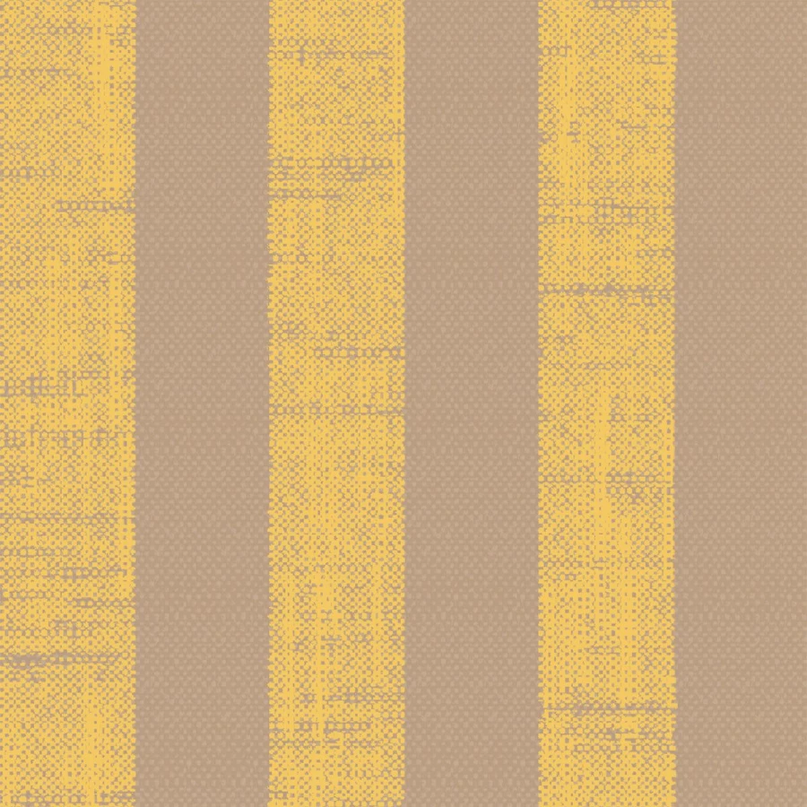 Piglet in Bed Mango Pembroke Stripe Wallpaper – Handmade Peel and Stick Wallpaper for Kitchen, Bathroom, Nursery