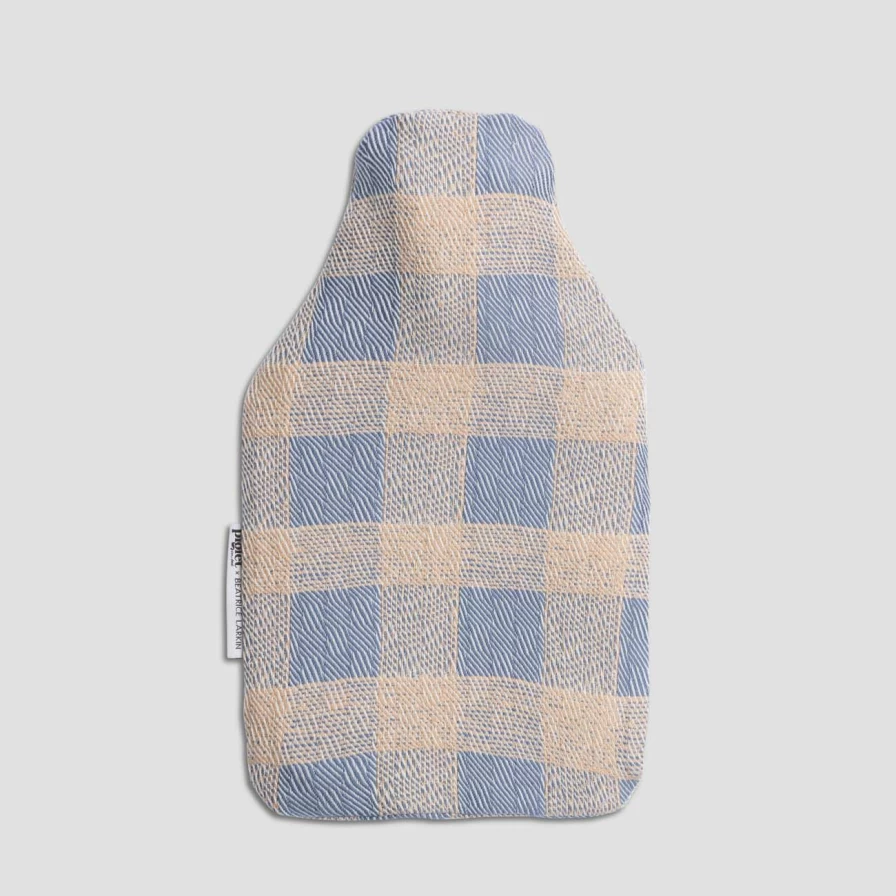 Piglet in Bed Merino Wool Hot Water Bottle - Cozy Sea Holly Design for Warmth & Comfort