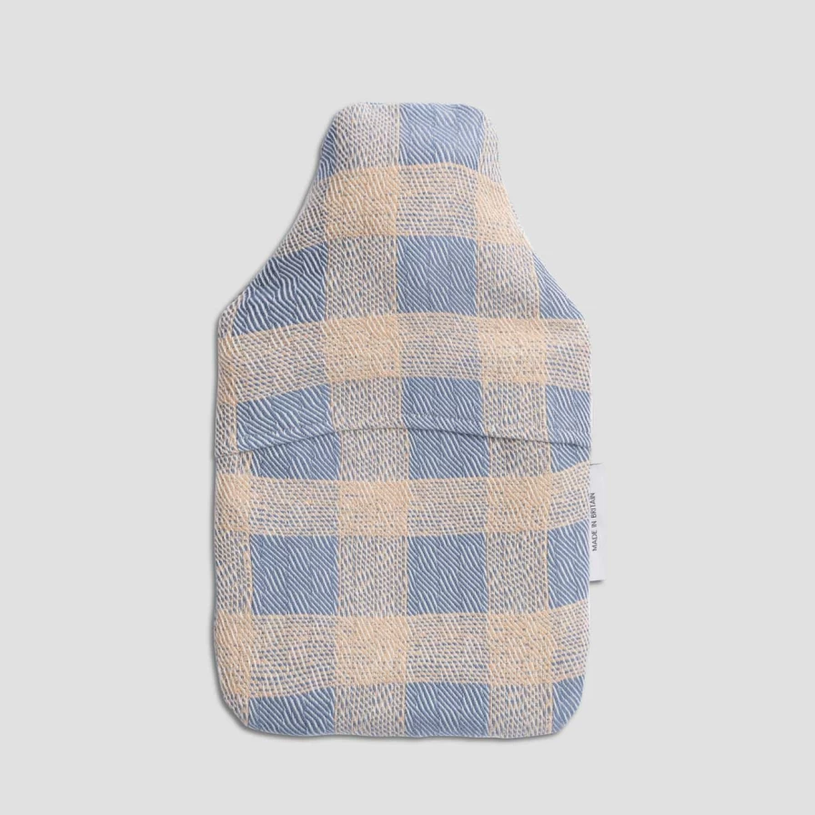 Piglet in Bed Merino Wool Hot Water Bottle - Cozy Sea Holly Design for Warmth & Comfort