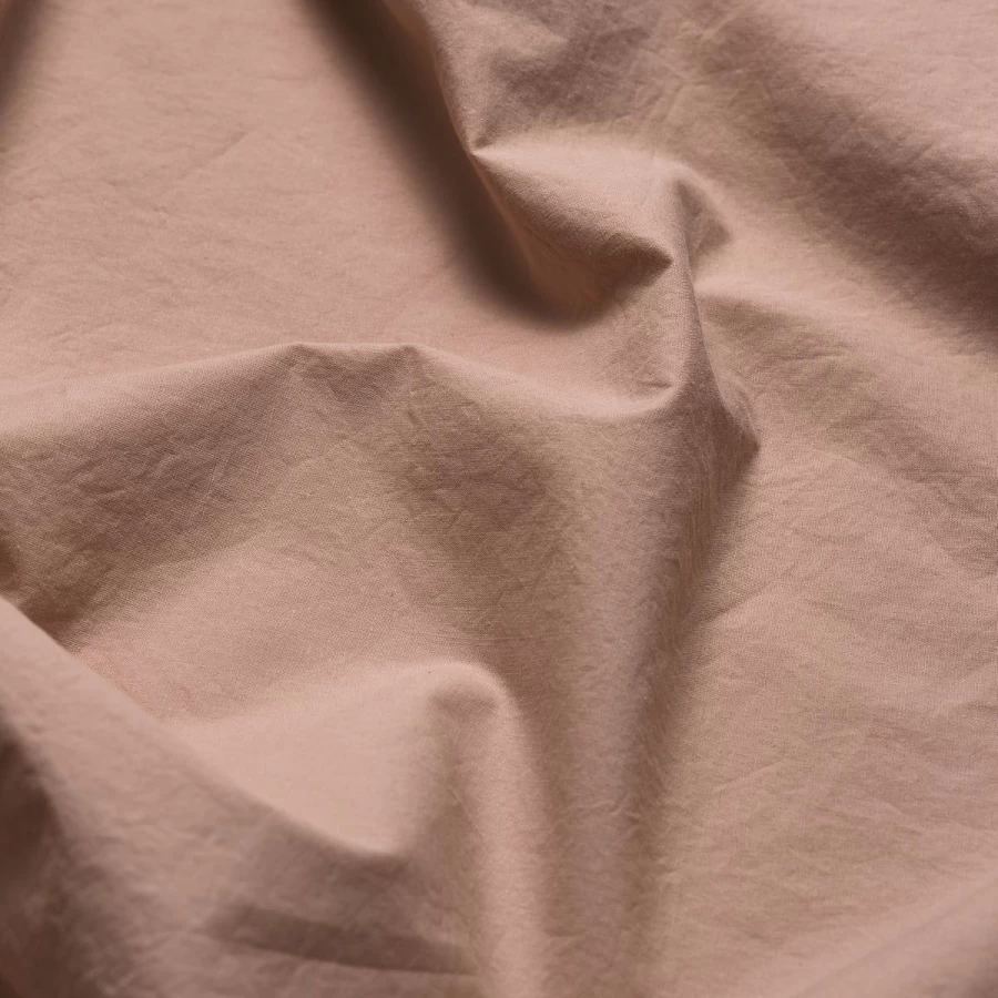 Piglet in Bed French Rose Washed Cotton Percale Pillowcase Pair - Organic & Breathable Bed Linen