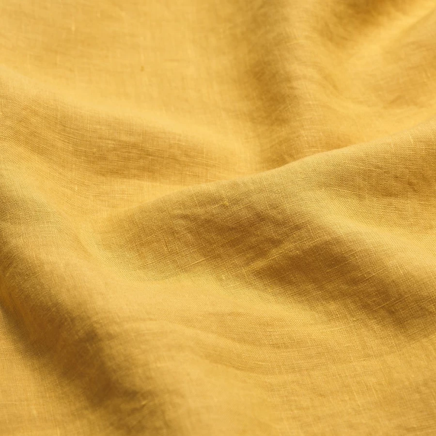 Piglet in Bed 100% Organic Linen Flat Sheet – Natural Honey Color – Breathable & Soft Bedding