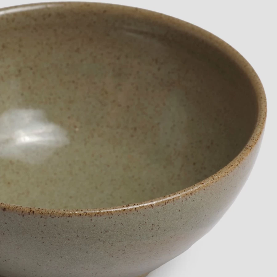 Piglet in Bed Olive Pottery West Handmade Ceramic Cereal Bowl for Breakfast & Soup