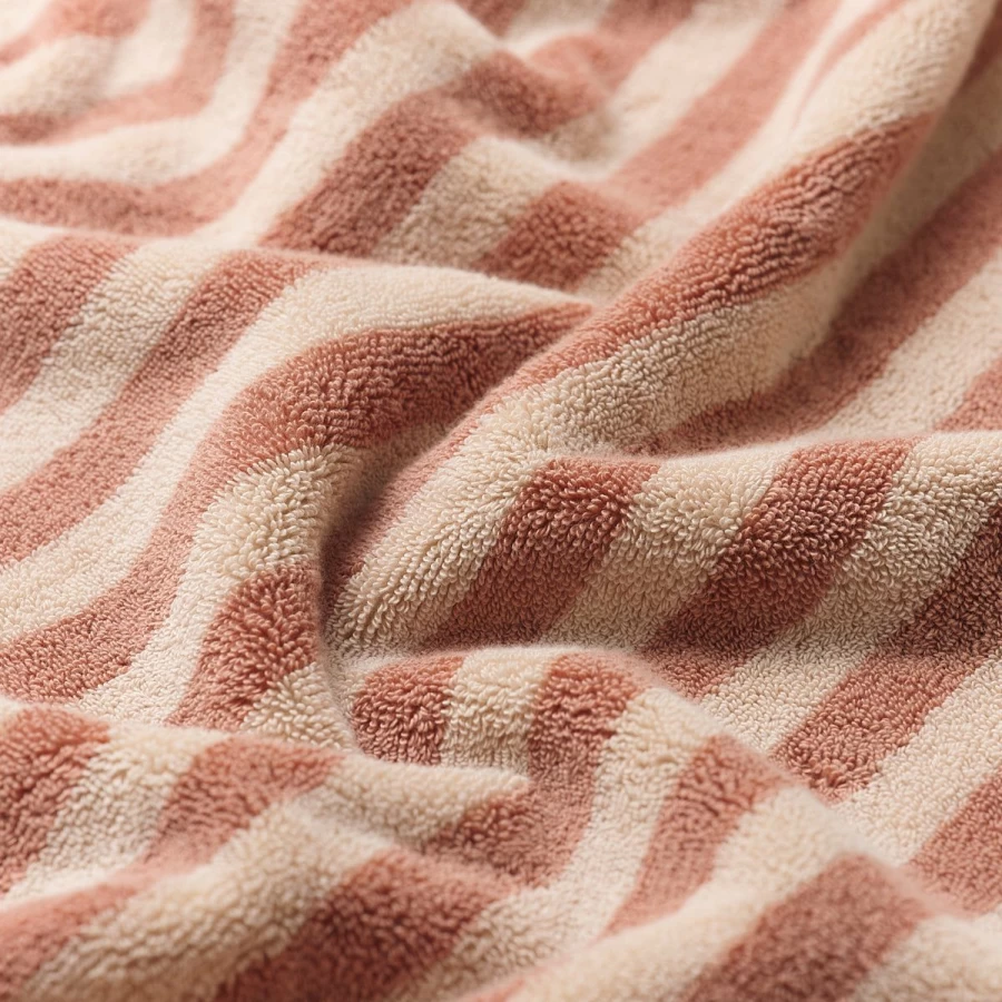 Piglet in Bed Sand Shell Stripe Cotton Bath Mat – Soft & Absorbent Pembroke Design