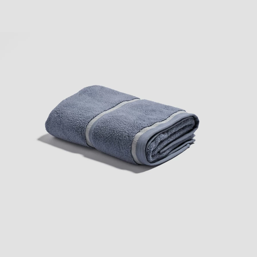 Piglet in Bed Organic Cotton Blue Bath Towel – Soft, Absorbent & Eco-Friendly