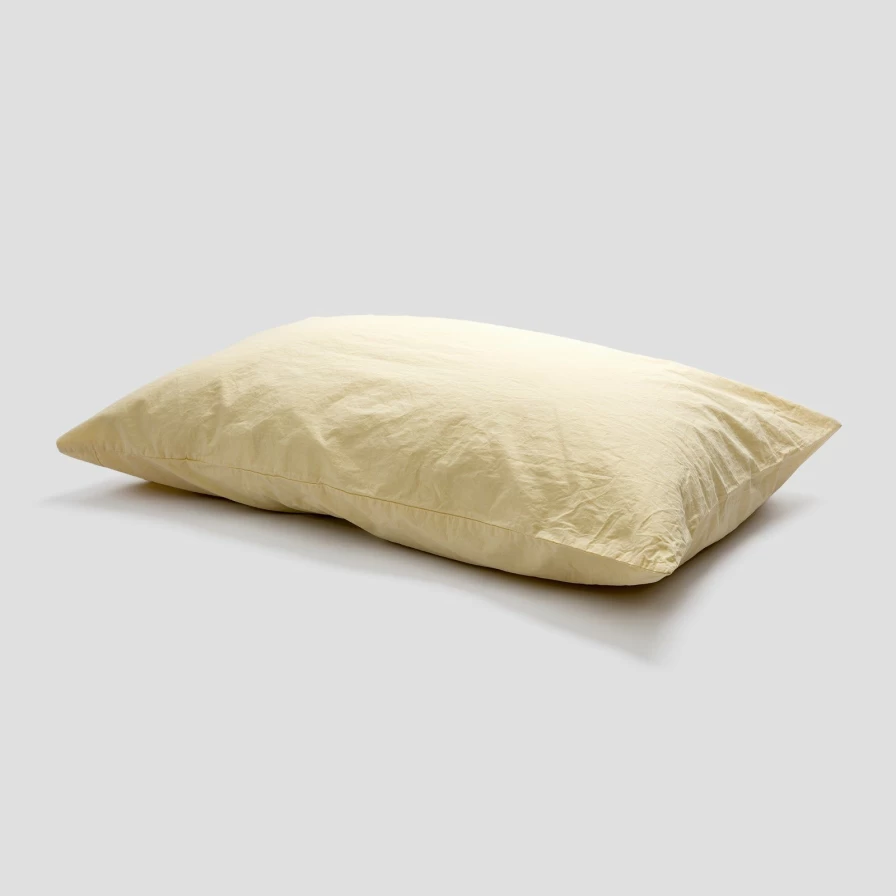 Piglet in Bed Buttermilk Washed Cotton Percale Pillowcase Set - 2 Pack
