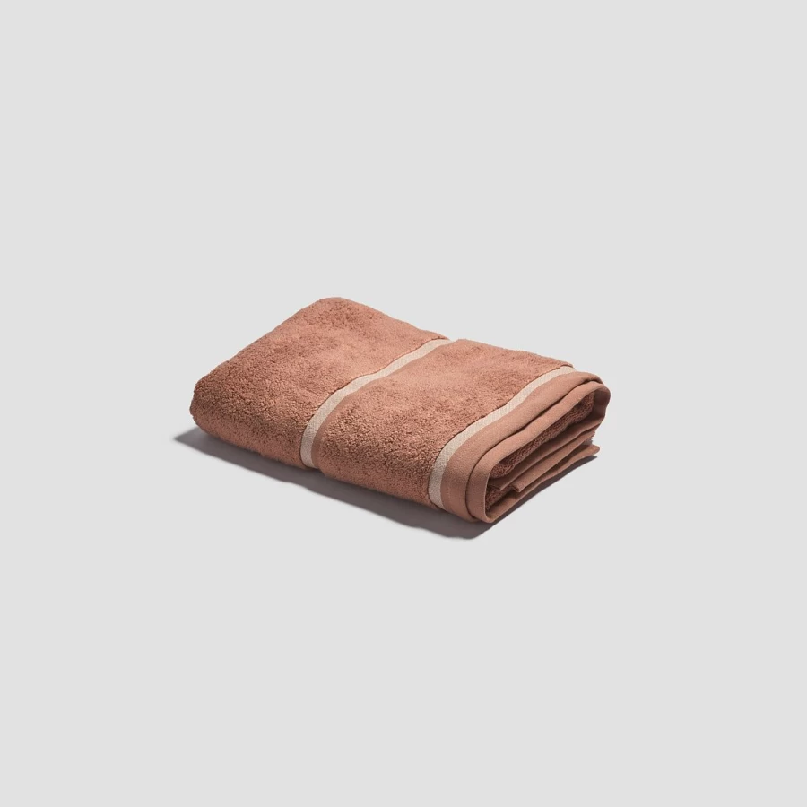 Piglet in Bed Organic Cotton Warm Clay Bath Towel – Luxurious, Eco-Friendly & Super Absorbent