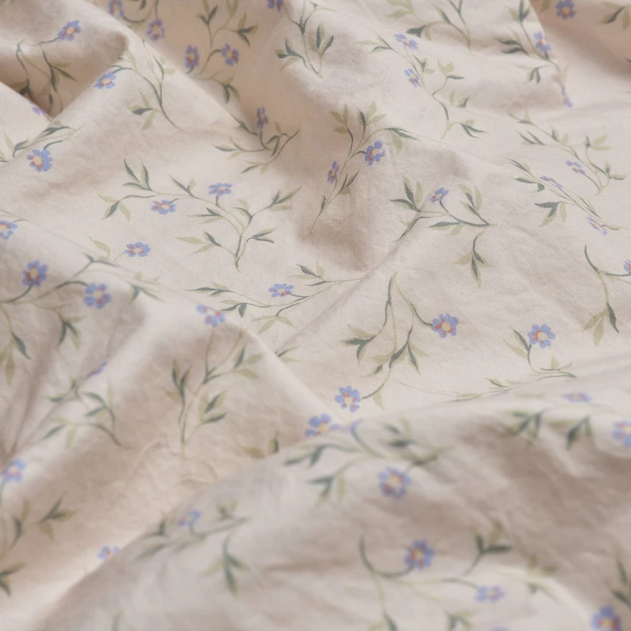 Piglet in Bed 100% Cotton Spring Sprig Printed Fitted Sheet - Premium Quality Bedding