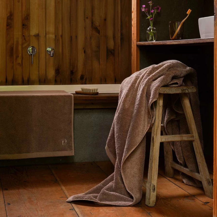 Organic Cotton Mushroom Bath Towel | Piglet in Bed | Eco-Friendly & Soft