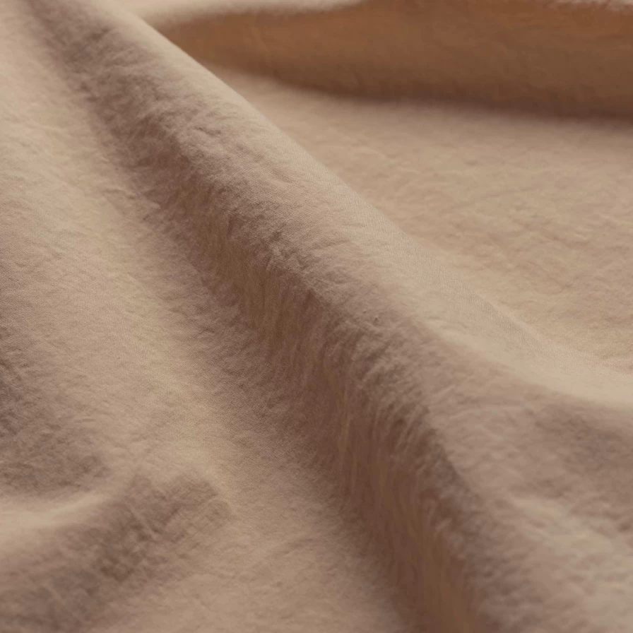 Piglet in Bed Washed Cotton Percale Duvet Cover - Cafe Au Lait - Luxury Bedding