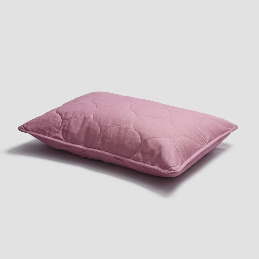 Piglet in Bed 100% Linen Raspberry Pillow Sham Pair - Organic European Flax