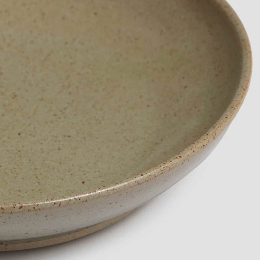 Piglet in Bed Olive Pottery West Dinner Bowl – Handcrafted Ceramic Bowl for Dining & Decor