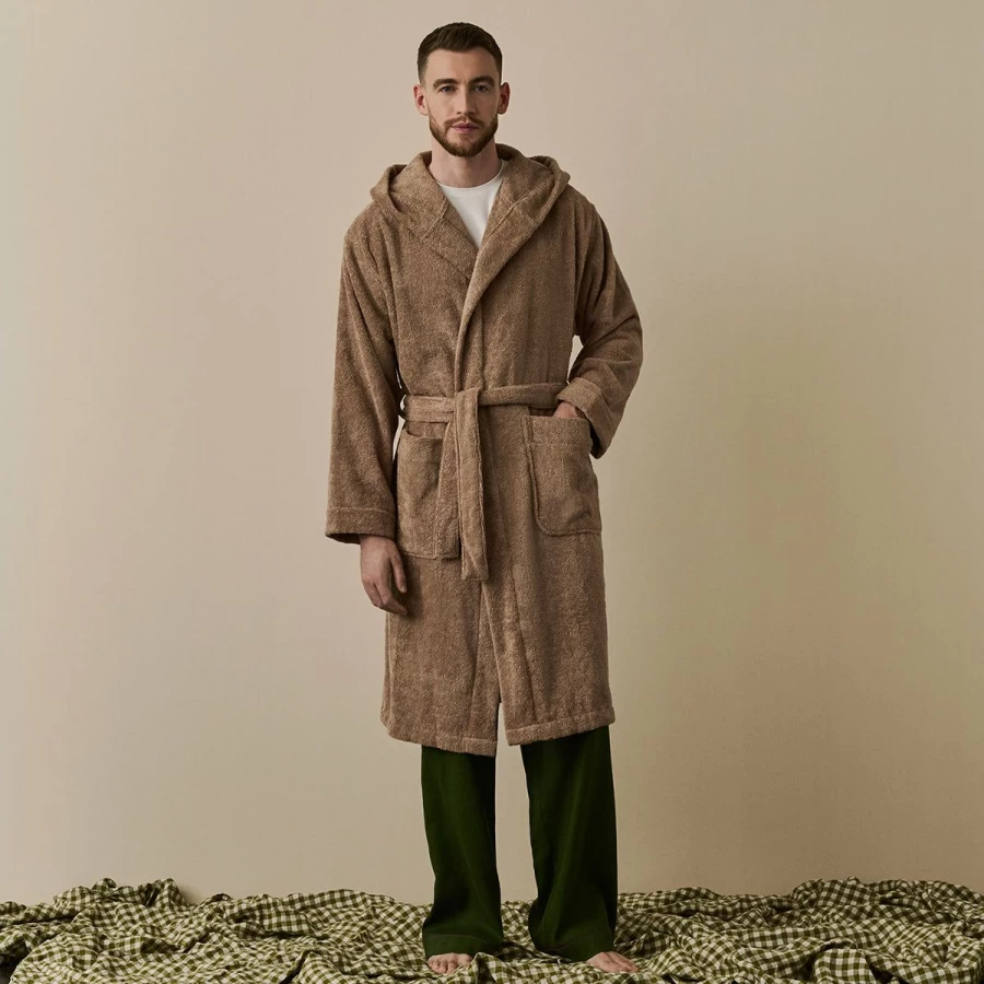 Organic Cotton Mushroom Robe by Piglet in Bed - Eco-Friendly Loungewear